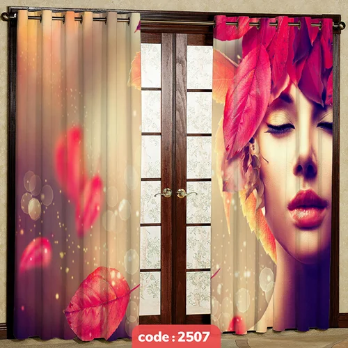 پرده پانچی تصویری مدل چهره کد S-2507