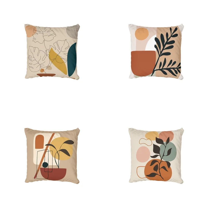 مجموعه 4 عددی کاور کوسن کد D-1018