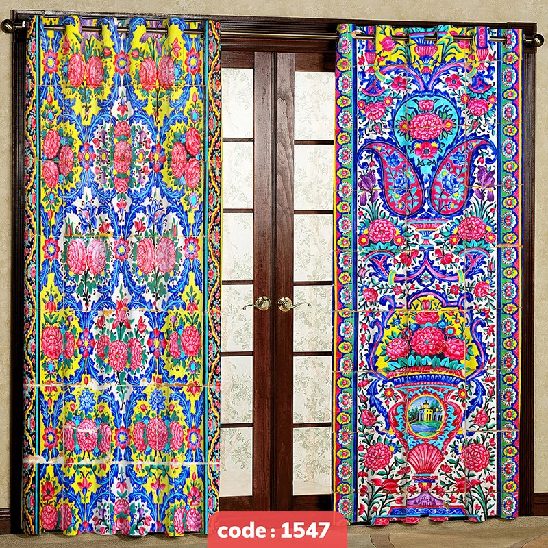 پرده پانچی سنتی کد S-1547