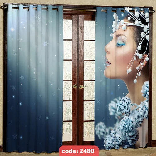 پرده پانچی تصویری مدل چهره کد S-2480