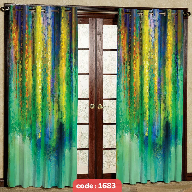 پرده پانچی طرح نقاشی کد S-1683