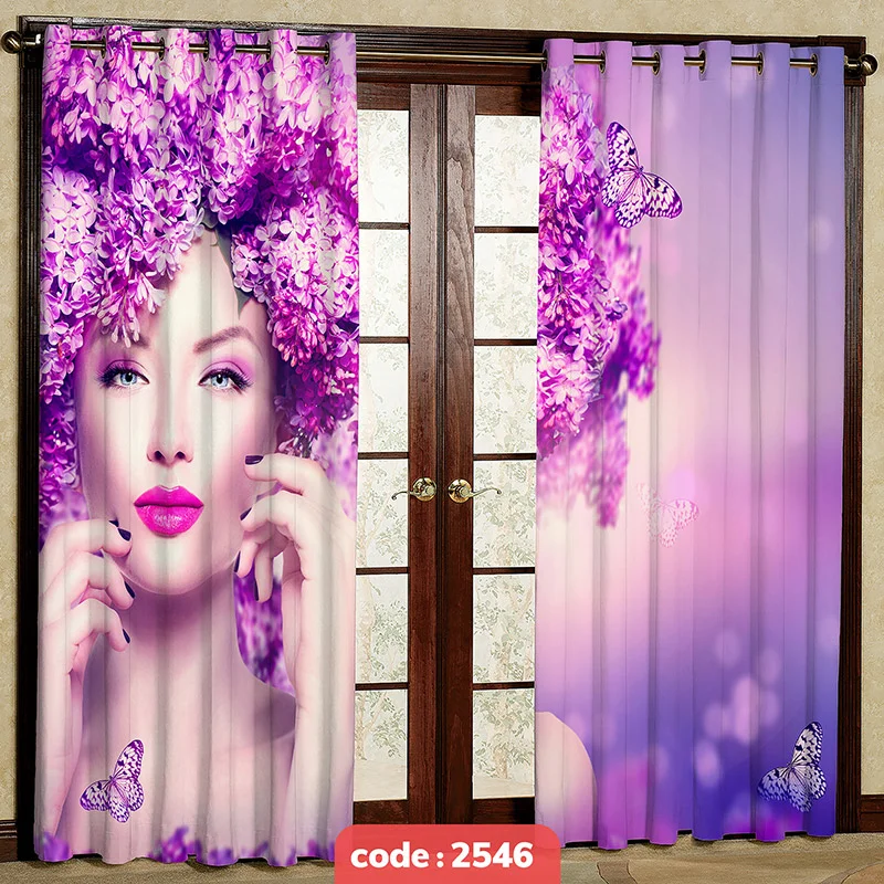 پرده پانچی تصویری مدل چهره کد S-2546